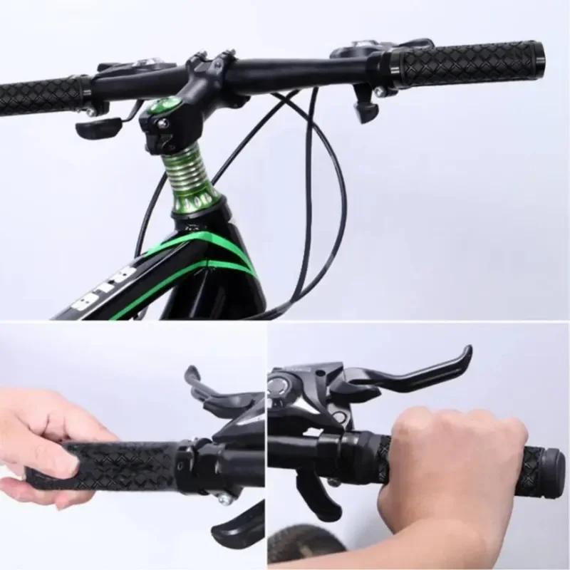 Велосипедные Рукоятки Руля Горного Велосипеда Мягкие Односторонние Фиксирующие Накладки на Руль Пробки Резиновые Нескользящие Велосипедные Рукоятки