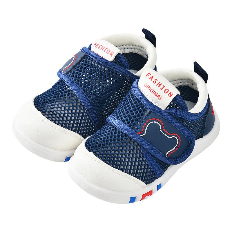 Летние детские сандалии для девочек от 0 до 2 лет, нескользящая мягкая подошва, сетчатая обувь