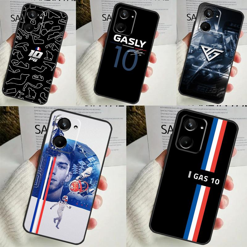 Pierre Gasly 10 F1 Case For Realme C55 C53 C51 C35 C33 C30 C67 C21Y C25s C15 9 10 12 11 Pro Plus GT Neo5 Cover