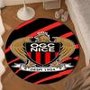1PC Ogc Nice Crest Artwork Round Rug for Livingroom,Bedroom, Palyroom, Chair Rug, Area rug, Circle Carpet, Large Size Fan Christmas gift
