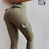 Women Leggings Fitness Sports High Waist Leggins Pocket Push Up Pants Workout Leggings Cargo Pants Casual Hip Pop Pants