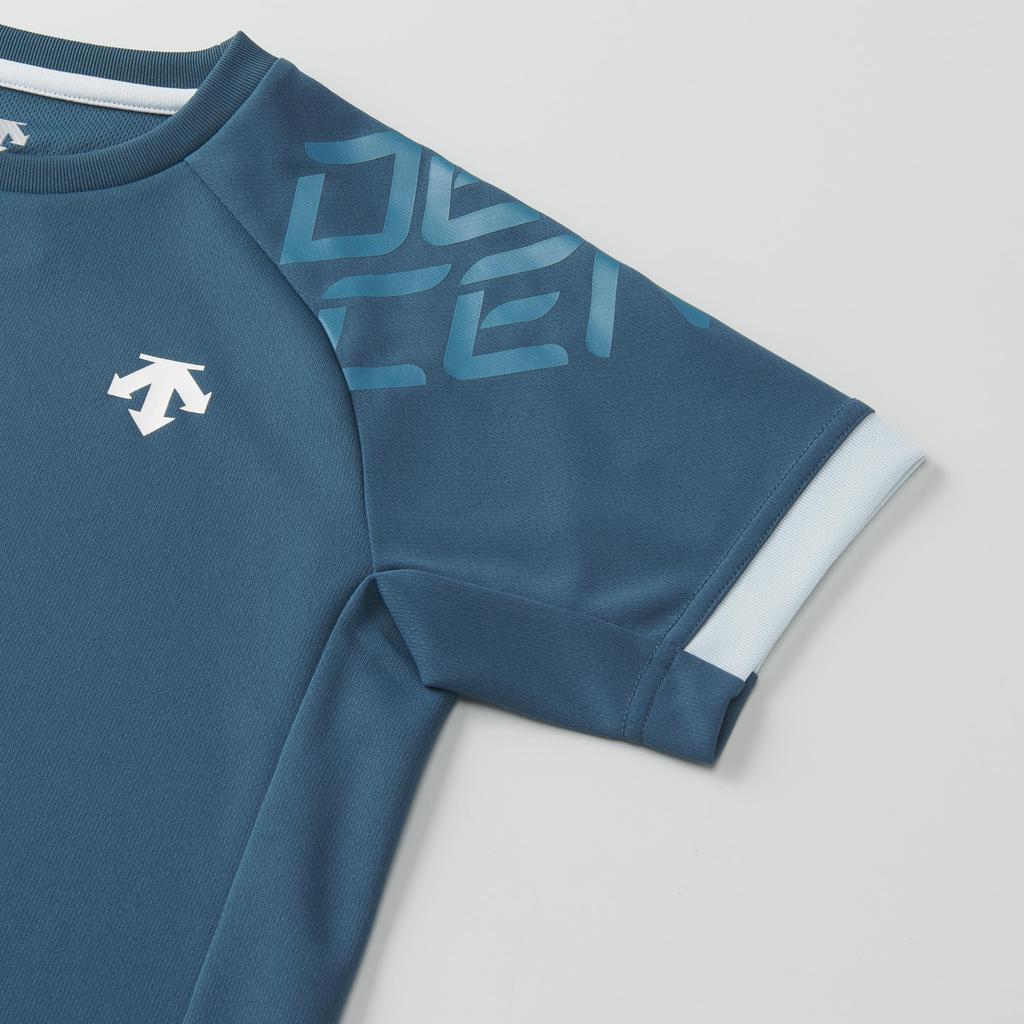 DESCENTE Волейбольная футболка с коротким рукавом реглан для мужчин и клуба GR00, Легкая в движении, Влагоотводящая, Быстросохнущая, Дышащая, в, Рукава, Женщины,