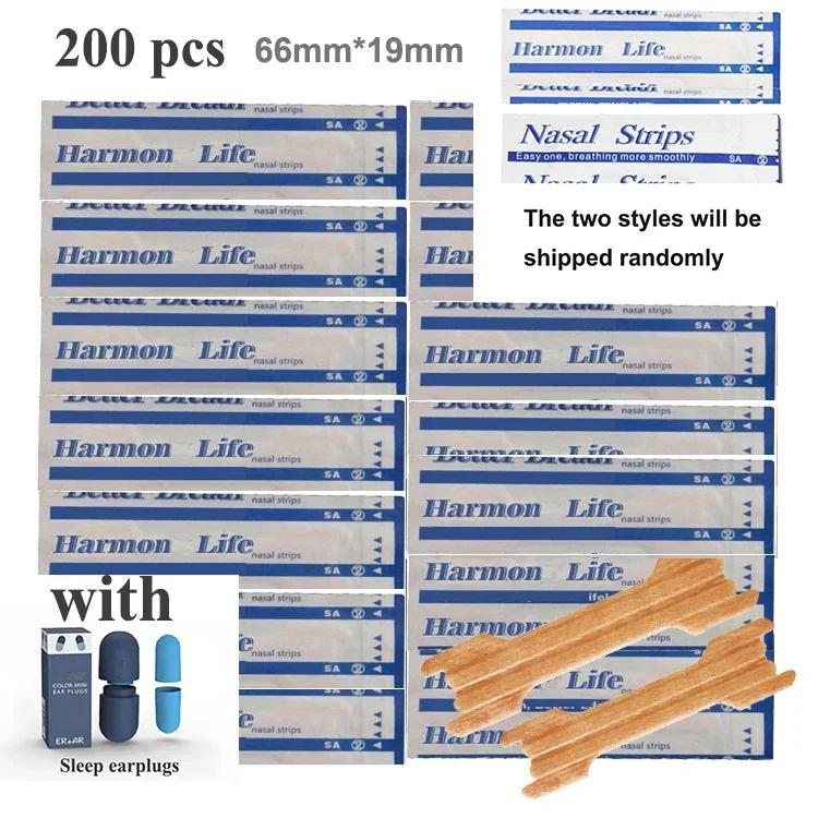 100/200/300 шт. Дыхательные носовые пластыри Right Aid Stop Snoring Пластырь для носа Высококачественный пластырь для сна Продукт Облегчение дыхания Случайный рисунок