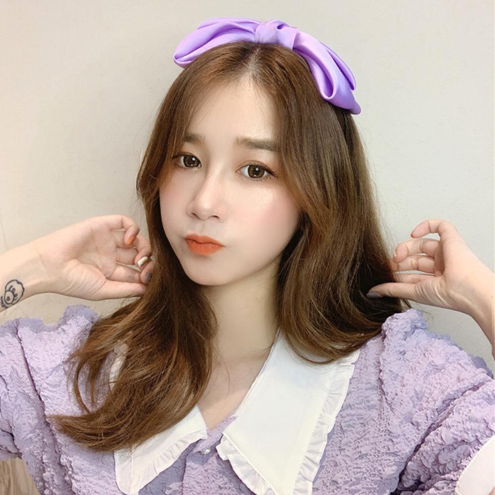 Сладкий и милый головной убор с узлом сверху, милая повязка для волос с бантом, ободок для волос, женский ободок