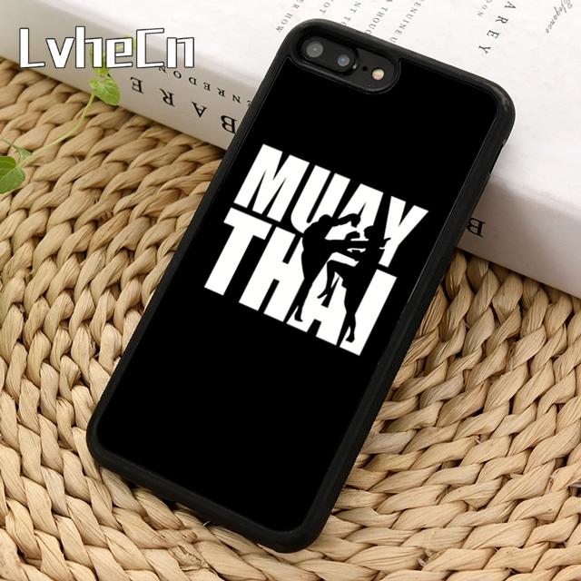 Muay Thai Kickboxing Fight Phone Case For iPhone 17 Air 14 15 16 16e 13 12 Max Cover For Apple 11 Pro Max Plus