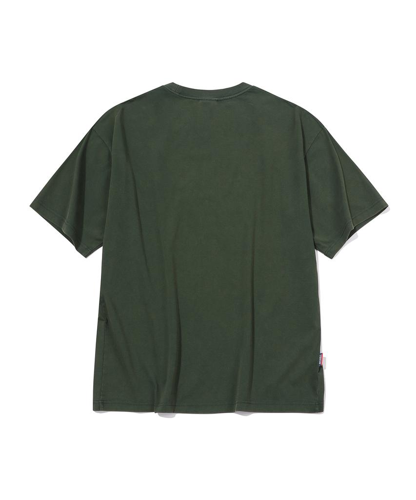 SPORT CHAMBER Sc Washed Flash T-Shirt (Deep Green)