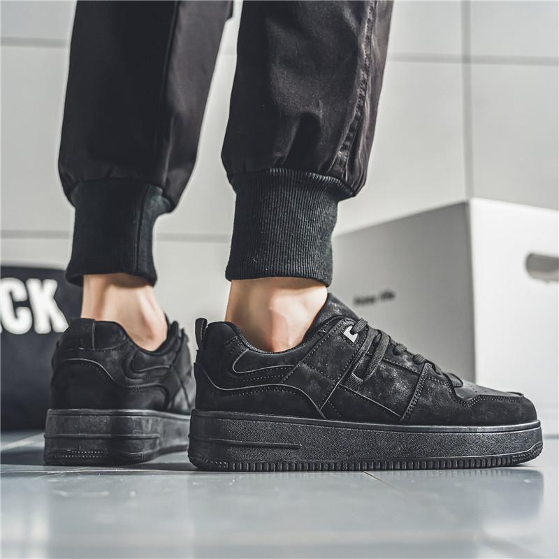 Оригинальные черные туфли Air Force Flat, удобные дышащие мужские повседневные кроссовки класса люкс для вождения и ходьбы на открытом воздухе