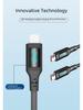 Кабель передачи данных USB4 Type-C с дисплеем, поддерживает питание 240 Вт, совместим с Thunderbolt 4