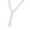 Les Trésors De Lily [J9619] - Silver Necklace 'Sissi' Silver White (rhodium-plated) - 4 Cm