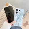 Чехол-бабочка с цветком для iPhone Samsung A55 M34 S24 Xiaomi Redmi 13 Pro 14C Huawei Honor, противоударный бампер для телефона TPU, устойчивый к царапинам, прозрачная задняя крышка