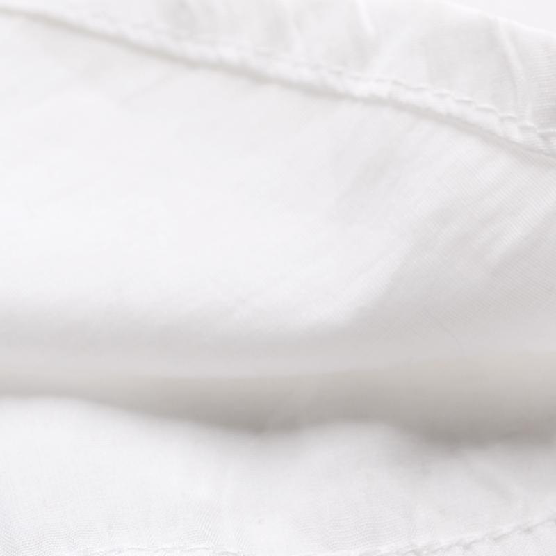 QICED Свободное платье с асимметричным подолом и круглым вырезом, однотонное, с короткими рукавами