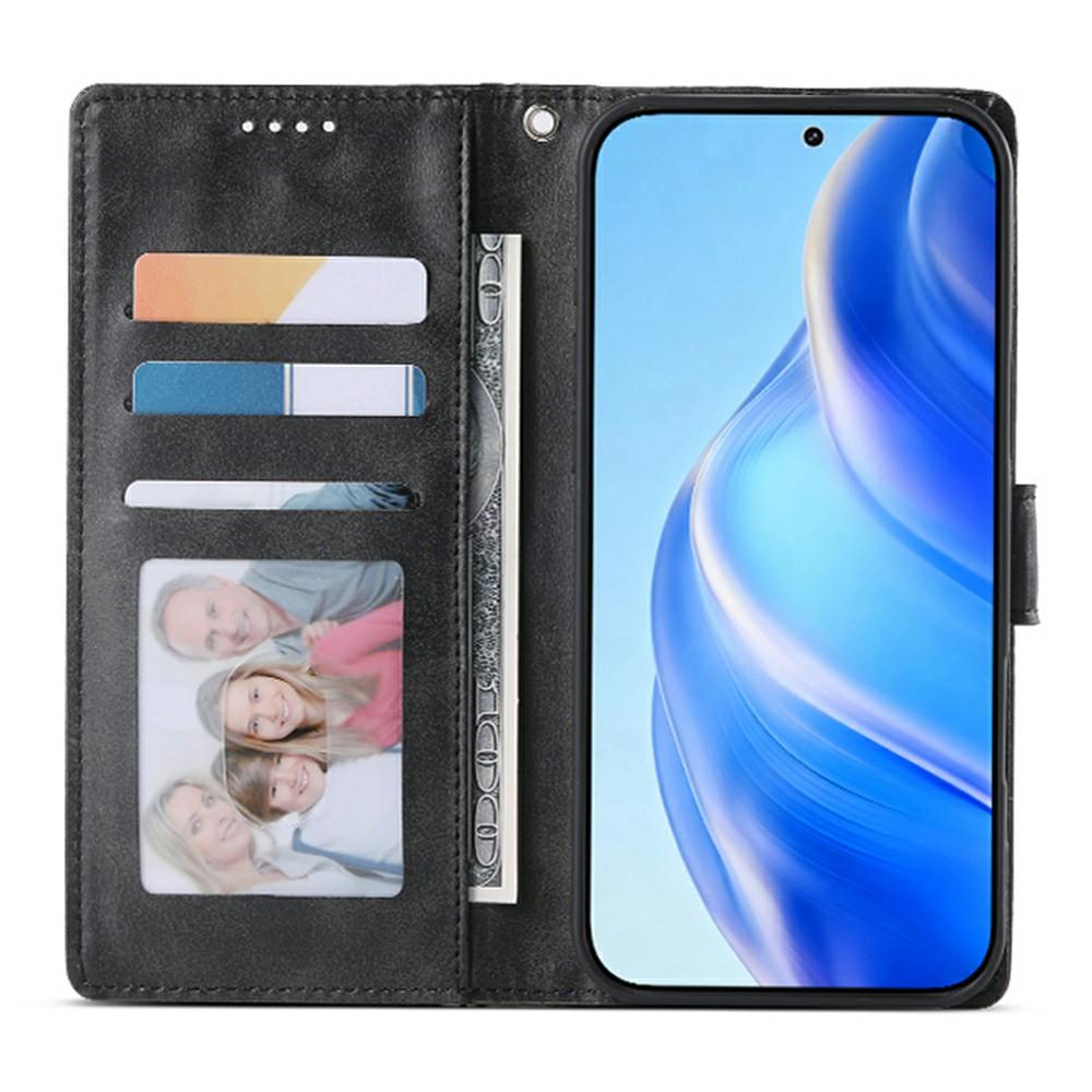 For Oppo Reno15 F 5G Case Stand Wallet Calf Texture PU Leather Flip Phone Cover with Wrist Strap