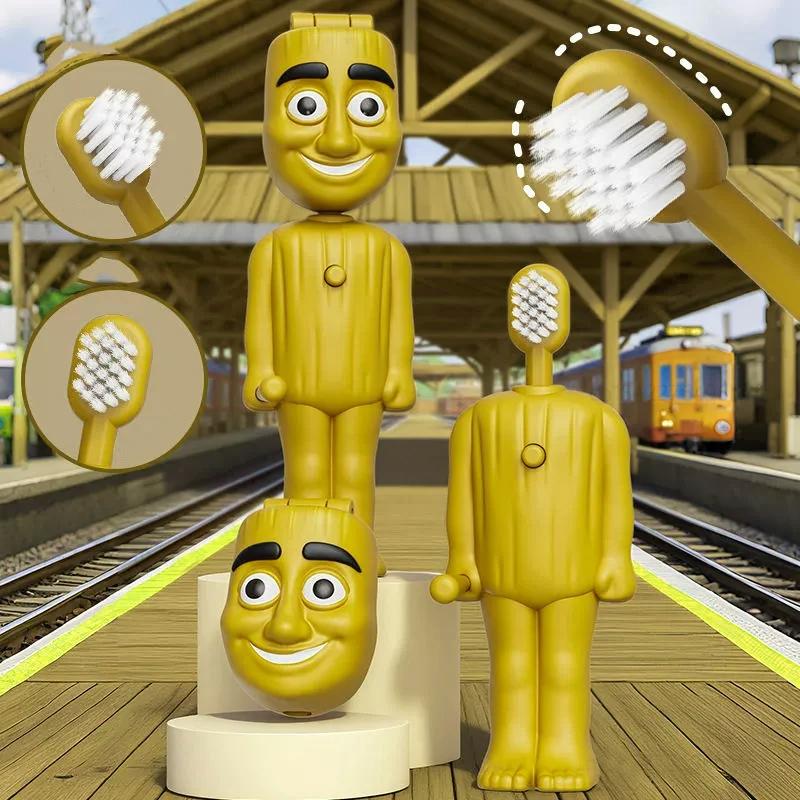 3-1 шт. Тун Тун Сахур Фигурка Зубные щетки Дорожные Портативные Компактные Телескопические Зубные щетки с Мягкой щетиной Для Детей Зубная щетка