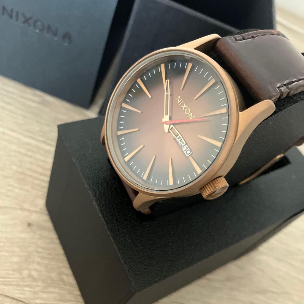 Б/у [Хорошее состояние] Nixon Sentry Leather Бронзовый/Черный