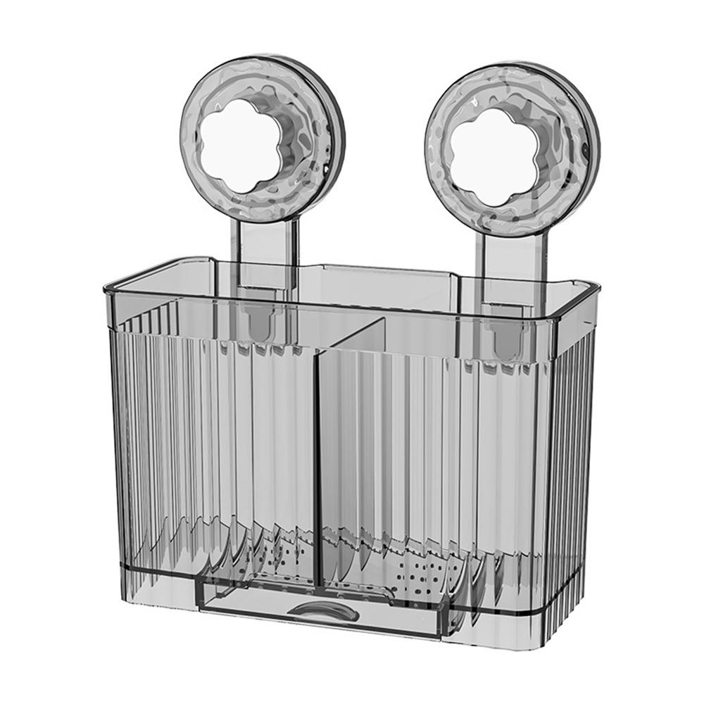 Wall Mounted Suction Cup Chopstick Holder Reusable Chopsticks Spoon Organizer  Bathroom