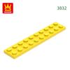Нетоксичный 34 шт./лот 3832 2x10 Базовый строительный блок Moc Детали платы Совместимые с кубиками DIY Сборные игрушки для детей Подарочная коробка