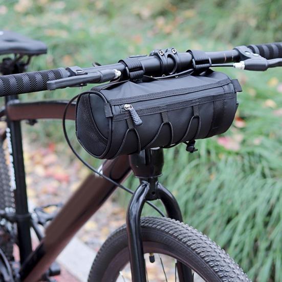 Сумка на руль велосипеда с плечевым ремнем, застежка-молния, застежка-лента, передняя сумка для велосипеда, сумка из искусственной кожи для горного и шоссейного велосипеда, аксессуары для велосипеда
