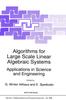 The Algorithms for Large Scale Linear Algebraic Systems: : Applications In Science and Engineering : 508 Book
