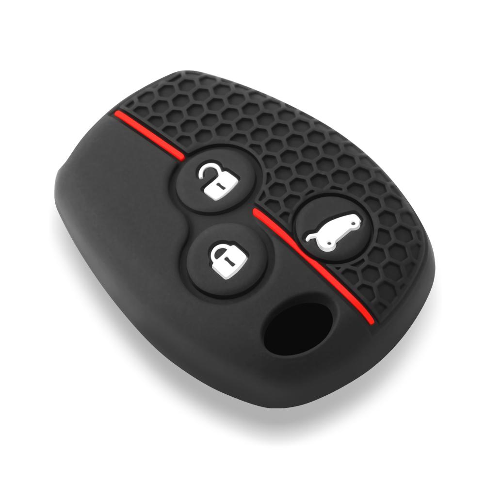 Silicone Car Key Case Cover 2 Buttons For Renault Kangoo DACIA Scenic Megane Sandero Captur Twingo Modus