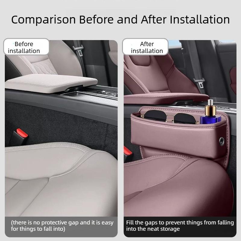 For Volvo S90/S60/XC90/XC60/V90 Seat Gap Storage Box Seat Storage Box Seat Gap Organizer Car Interior Accessories Supplies Tools