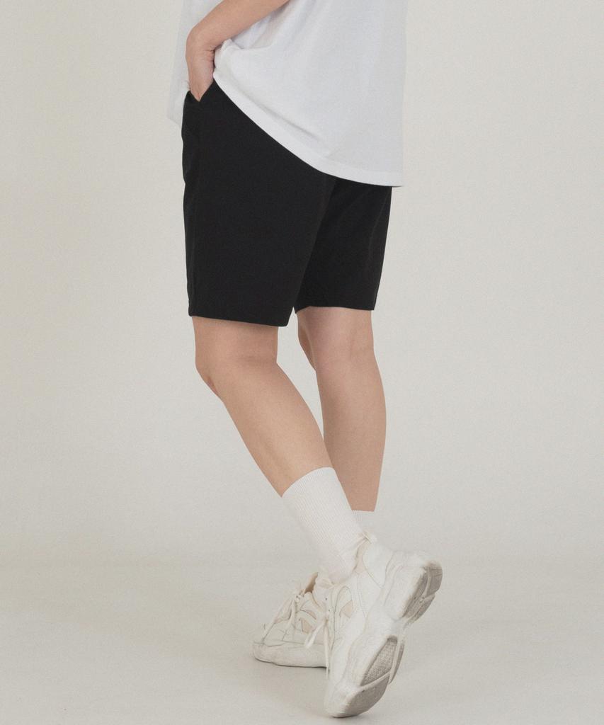 PIANER Cool Stretch Training Knee-Length Shorts (Black)