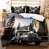 Top Vintage Duvet Cover Set Classic Car Automobile Mechanic Nostalgic 50S Bedding Set Twin Queen King Full Polyester Quilt Cover