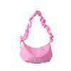 2025 Spring and Summer Pleated Dumpling Bag Niche Nylon Messenger Bag Women's Casual Loose Large-capacity Underarm Bag
