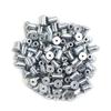 BCR020 100 Pieces Car Window Regulator Winder Mechanism Repair Steel Cable Wire End Fitting Pin Stop Sleeve Rivet 8x9.25/1.6 Mm