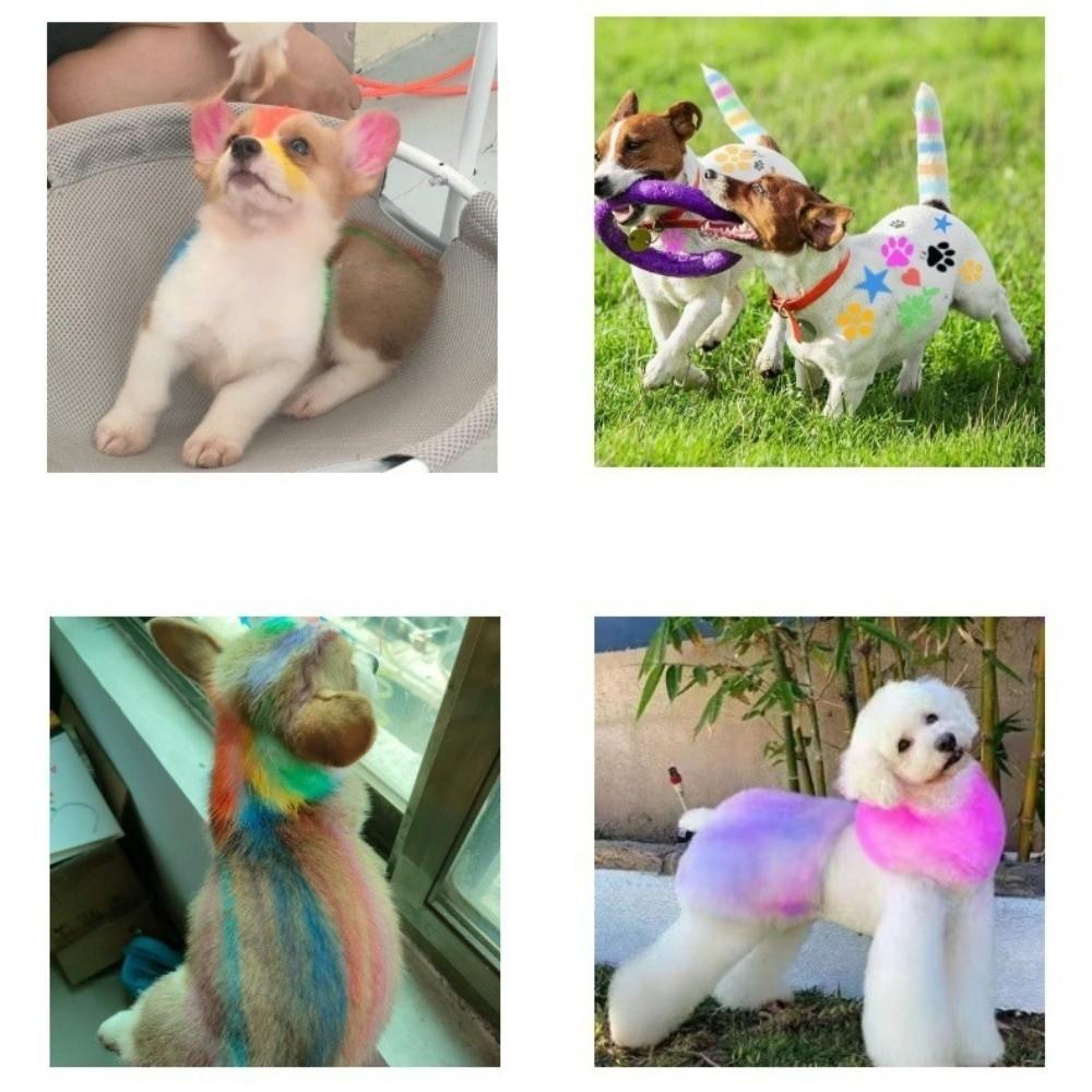 12 Colors Dog Hair Dye Non-Toxic Animal Marker Pet Safe Pet Hair Dye Stick Animal Identification