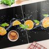 Decorative Tempered Glass Chopping Boards for Oranges and Water 2x40x52 cm