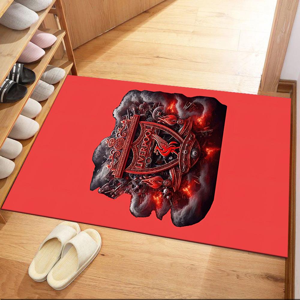 Liverpool Football Club Floor Rug Office Rug Suitable For Hallway Outdoor Playrooms Decorate Room Antislip Carpet Anime Office Decor Wedding Party Gif