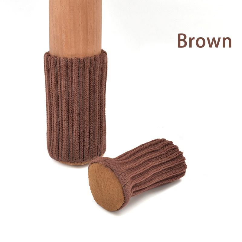 4 шт. вязаные носки для ног стула, мебельные ножки стола, защитные накладки на пол, защитные накладки на пол
