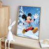 Disney Mickey Mouse Winter Snow Diamond Painting Mosaic Art Kit Handmade DIY Home Decor