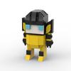 *Трансформируйте Авто Робота Brickheadz * Звездный крик джаз Prime DIY Просветите MOC блок кирпича набор, совместим с