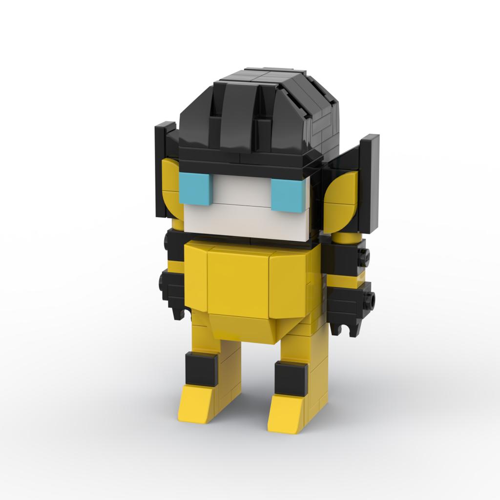 *Трансформируйте Авто Робота Brickheadz * Звездный крик джаз Prime DIY Просветите MOC блок кирпича набор, совместим с