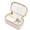 Poume Jewelry Accessory Ring Mini Travel L'a Case, Case, Case, Pouch, Portable, (Stone Beige)