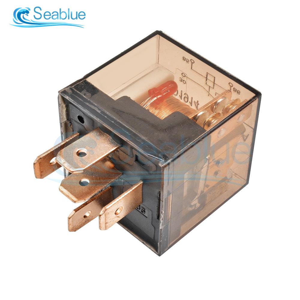1Pcs DC 12V 24V 80A 100A 4/5 Pins Waterproof Automotive Relay Switch SPDT Car Control Device Car Relays High Capacity Switching Relays 5