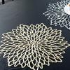 Table Mat Burr Free Heat Resistant Practical Good Flower Shaped Cup Decor for Home
