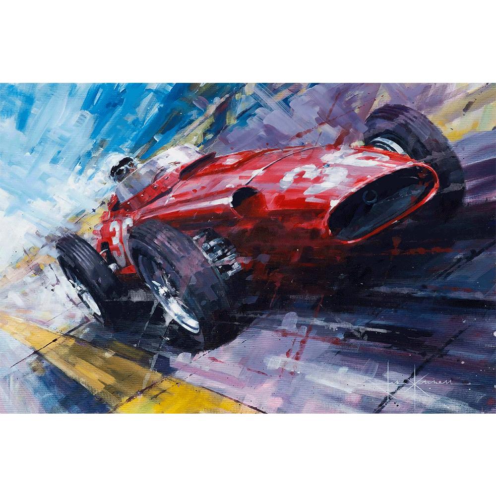 Graffiti Racing Car Driver Canvas Paintings Wall Art Posters Abstract Living Room Art Pictures Decor