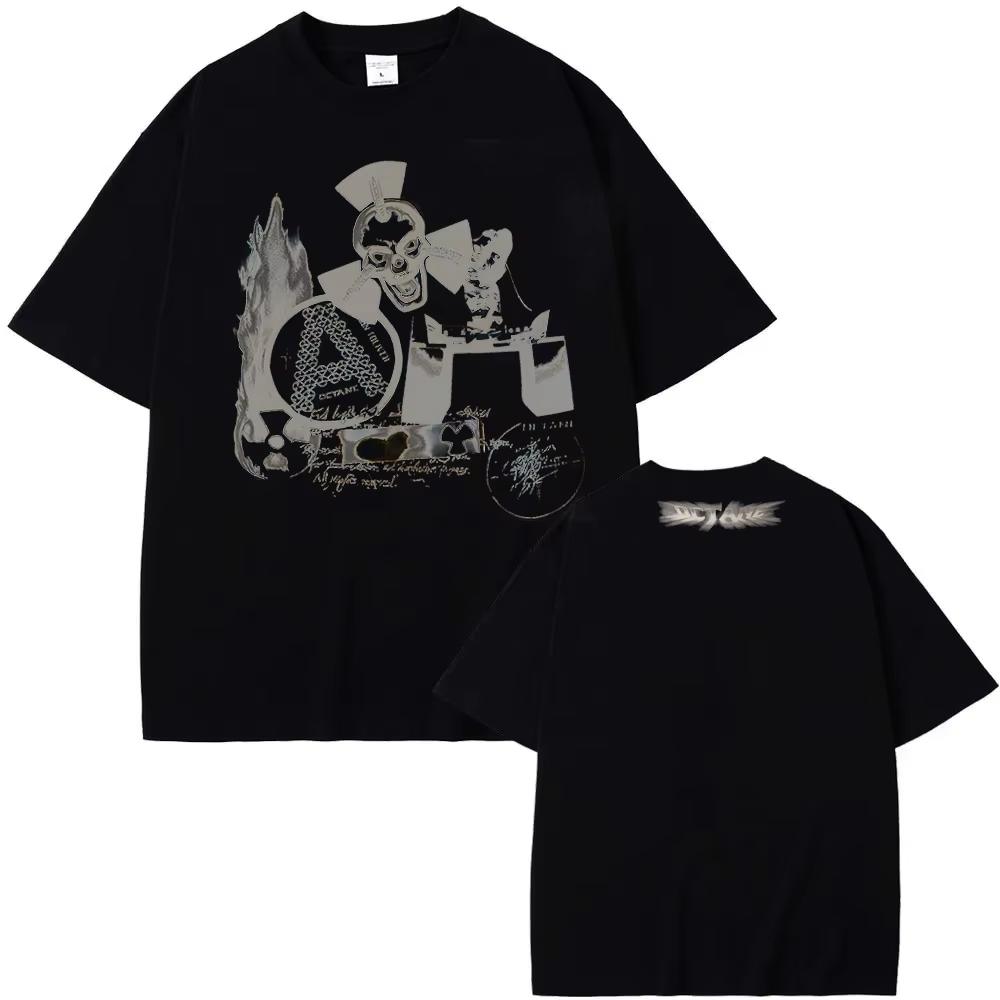OCTANE COLLAGE TEE 2026 Новая футболка Don Toliver Американский рэпер Графический принт Чистый хлопок Футболка Унисекс Высококачественные Топы