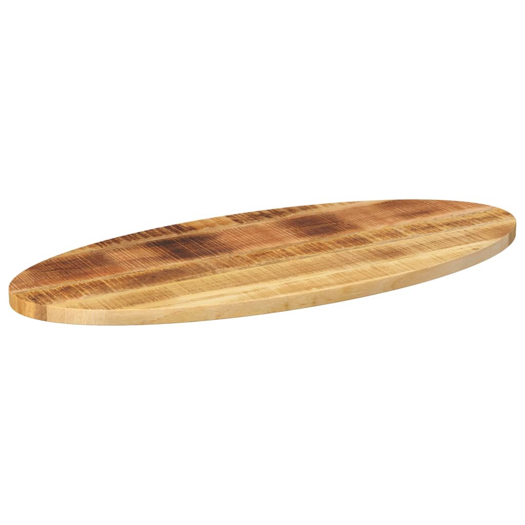 Table Top 110x40x2.5 cm Oval Solid Mango Wood