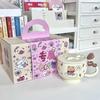 Birthday Gift for Girlfriends Cute Bear and Rabbit Ceramic Mug with Lid Girlfriend Practical Souvenir Gift Box