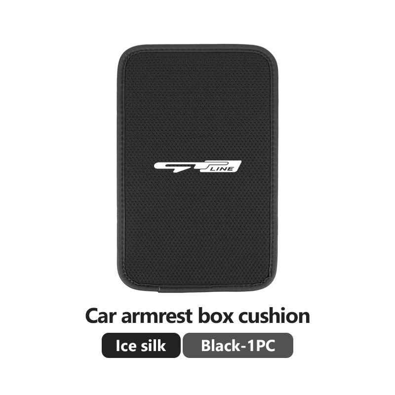 CKTJ8 Car Center Console Covers Soft Armrest Mat Styling Accessories For KIA K5 K2 Optima Soul Spectra Niro Cadenza Sephia Carens