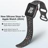 Original Sport Strap for Apple Watch Band Ultra 2 49mm 45mm 44mm 42mm 38mm Colored Particles Rubber Band for IWatch 9 8 7 6 5 SE