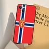 Чехол для телефона с флагом Норвегии для iPhone 17 16 15 14 11 12 13 Pro Max mini XR 16e 15 16 Plus 17 Air Полное покрытие