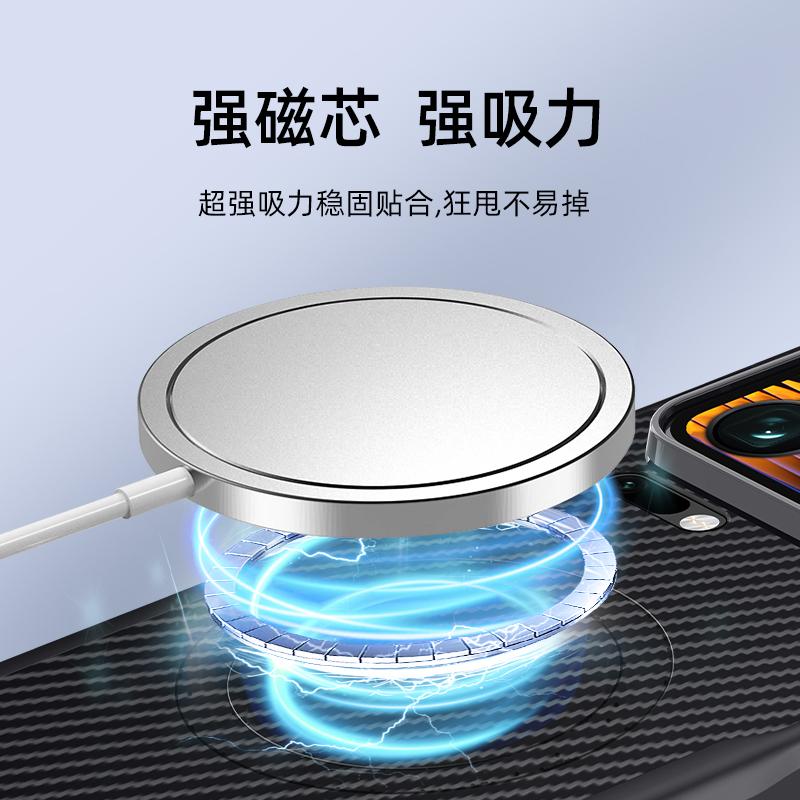 Магнитный чехол для Xiaomi 17 Pro Max Mi 17 17Pro 5G Для MagSafe Роскошная полосатая силиконовая кожаная задняя крышка Ударопрочный бампер