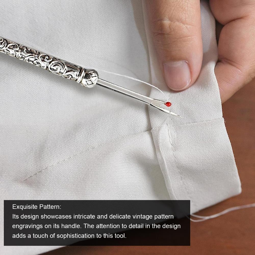 Silver Seam Ripper Alloy Thread Remover Retro Thread Unpicker  for Hemming