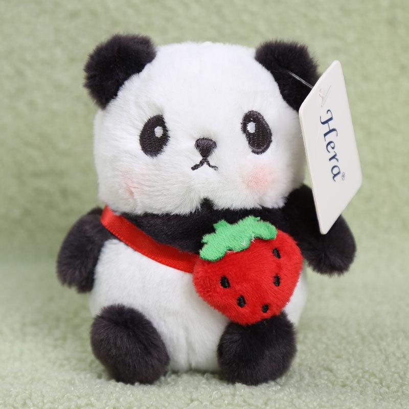 Adorable Panda Plush Keyring With Magnetic Circles For Kids Bag Decor And Gift