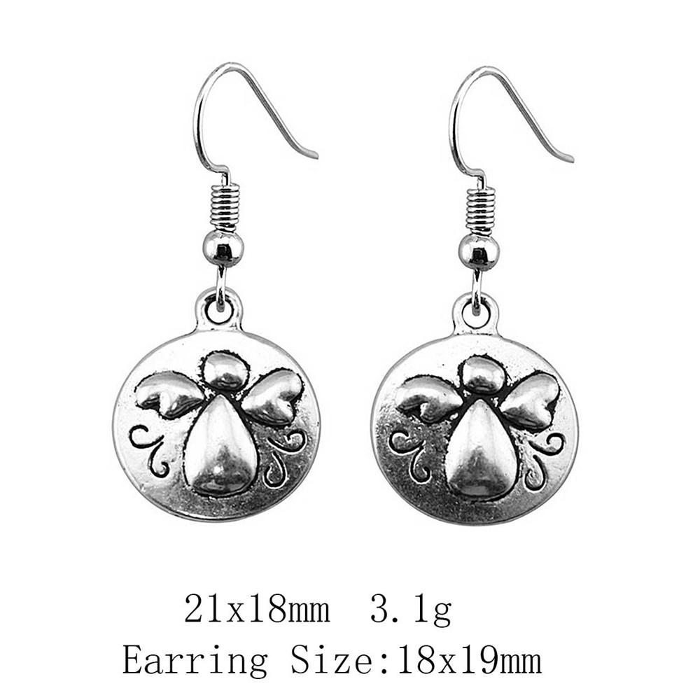 Комплекты сережек на годовщину свадьбы, серьги-подвески и подвески в виде крыльев ангела, женские серьги-сумки для свадьбы