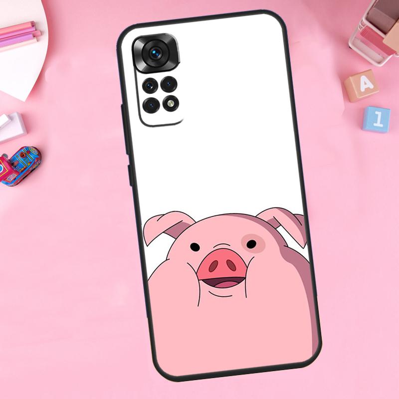 Милый РОЗОВЫЙ Кавайный Поросенок Для Xiaomi Redmi Note 14 13 10 11 12 15 Pro Plus Чехол Для Телефона Для Redmi 15C 13C 12C 10C 14C 15